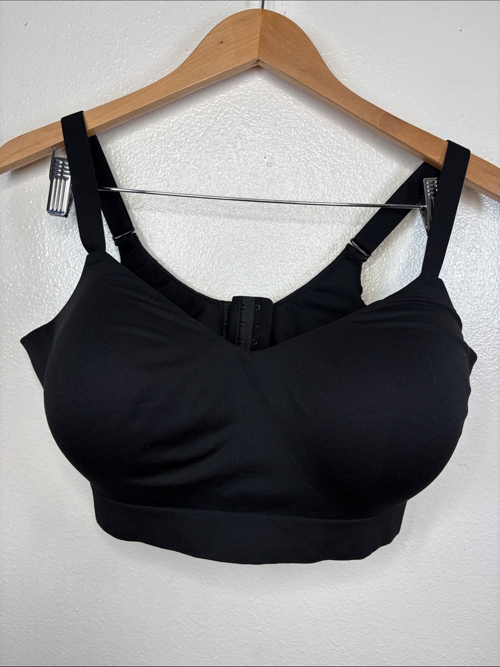 TrueKind Comfort Wireless Black Shaping Bra Women Size 3XL